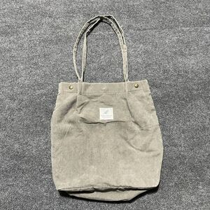 Corduroy Tote Bag Womens Large Double Strap Shoulder Purse Snap Button Casual